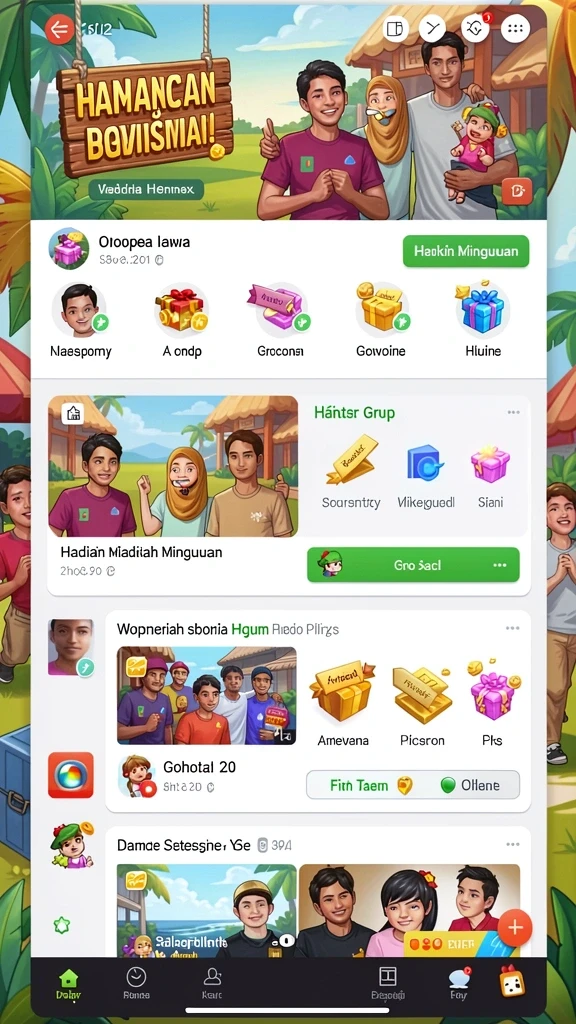 ollo4d - Tampilan awal game OLLO4D yang menarik.