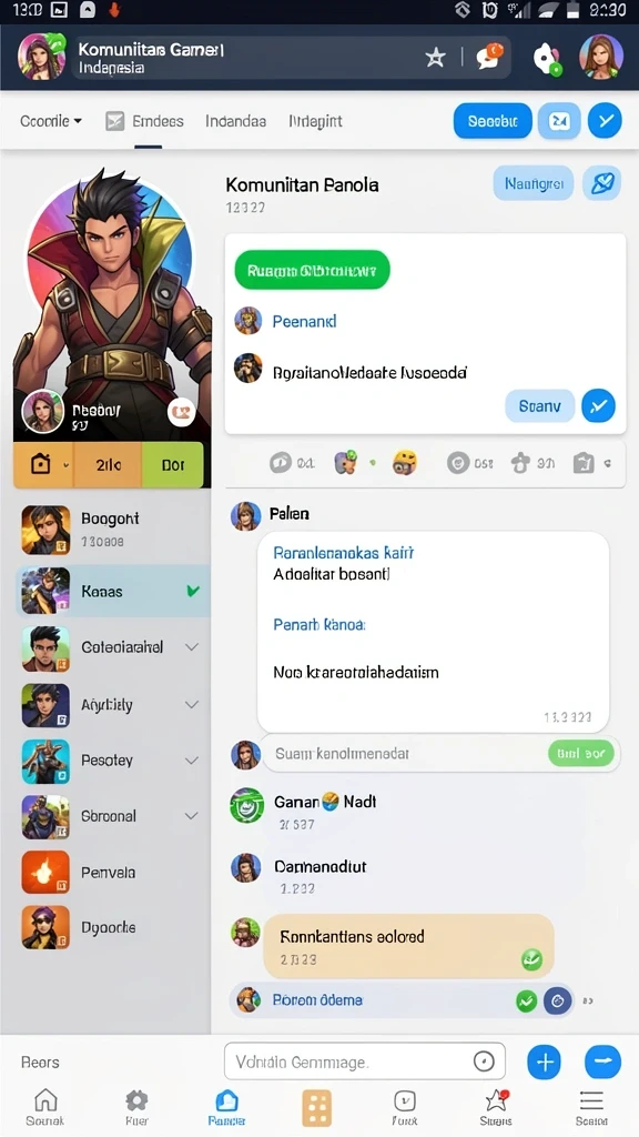 online138 - Tampilan menu utama yang menarik dan ramah pengguna.