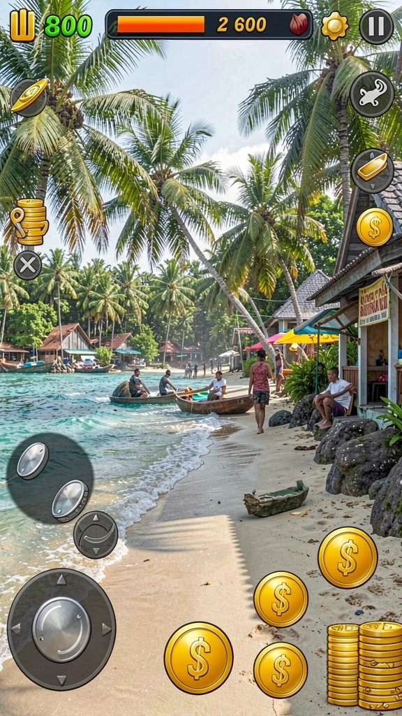 ricis77 - Tampilan awal yang menarik dengan karakter yang bisa dipilih.