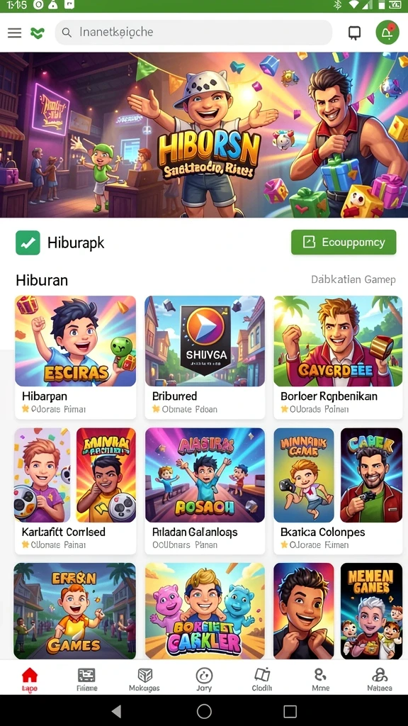 rvip3 - Tampilan menu utama game RVIP3 yang menarik.
